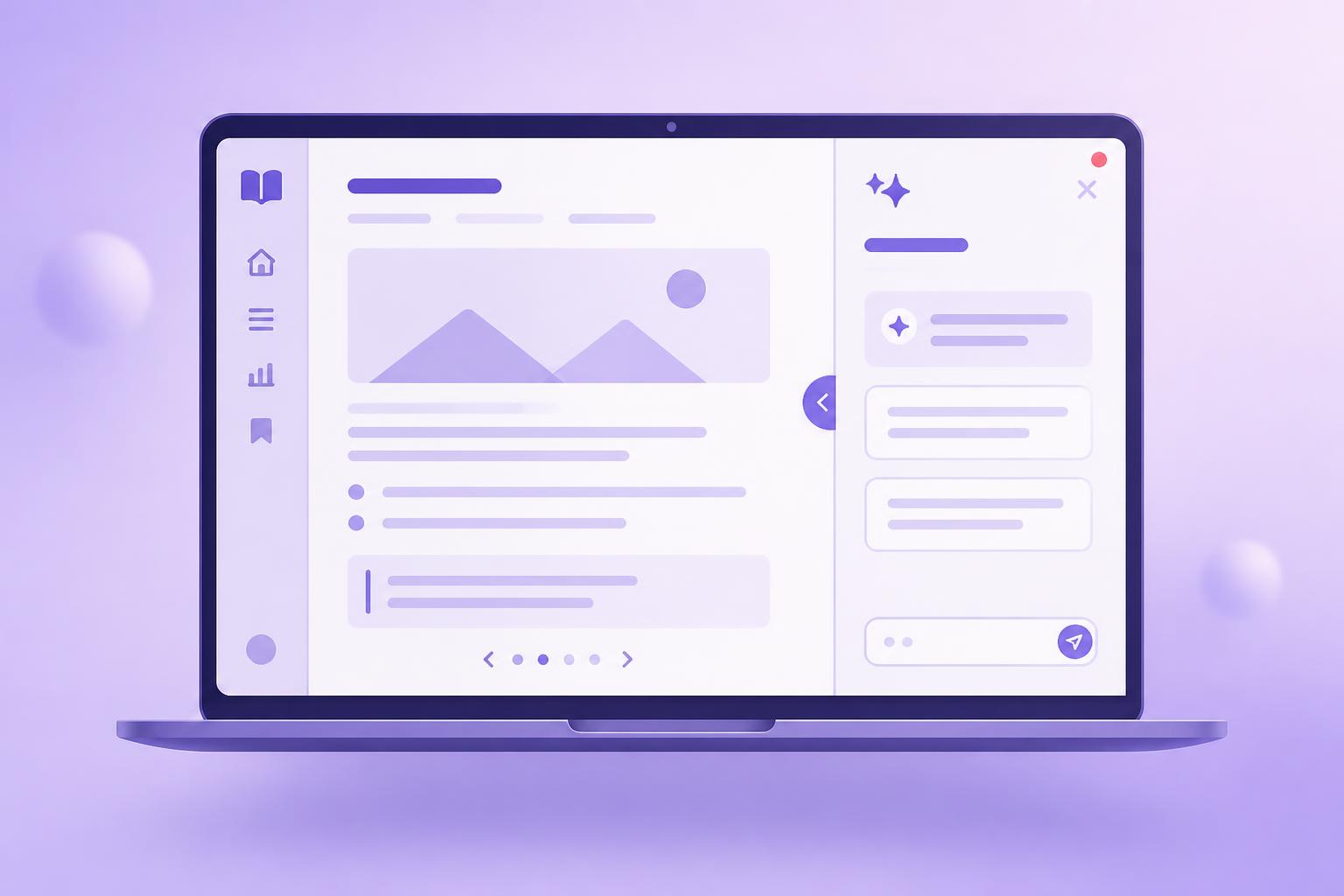 Eliyana AI Academy LMS with collapsible AI Copilot side panel